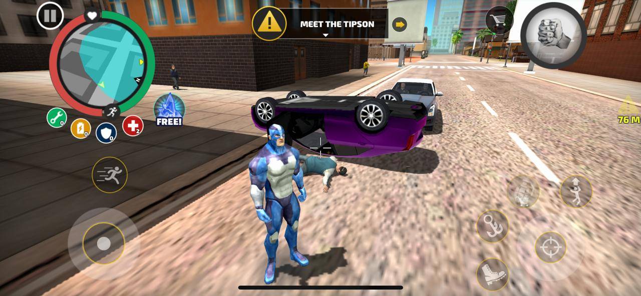 Rope Hero Apk on mission