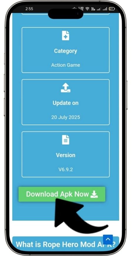 Download rope hero mod apk